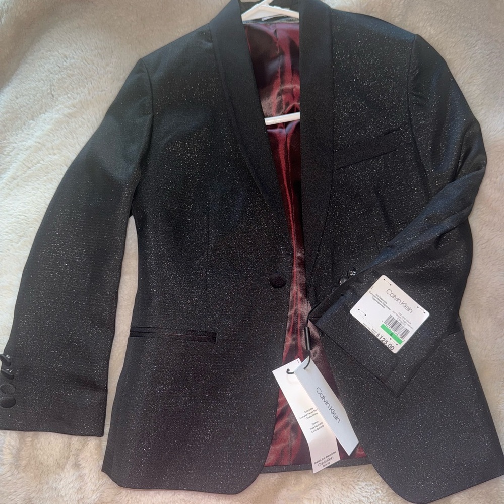 Calvin Klein Sparkling Black Boy’s Blazer